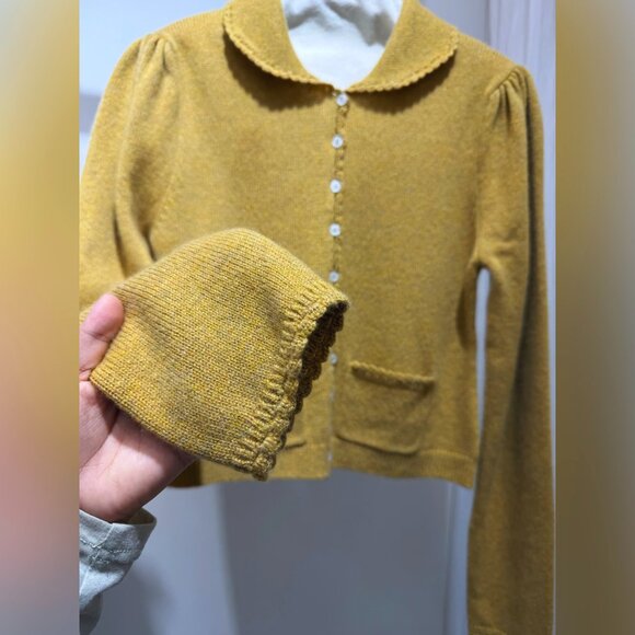 Doen Pippa Cardigan Wheat Melange - Picture 6 of 13